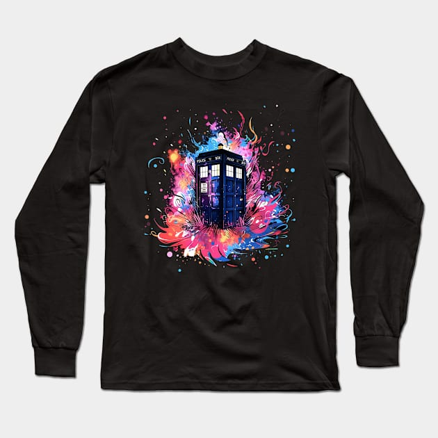 dr who Long Sleeve T-Shirt by a cat cooking